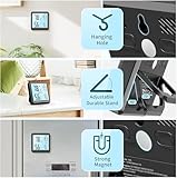 DOQAUS Digital Hygrometer Indoor Thermometer, Black - Image 6