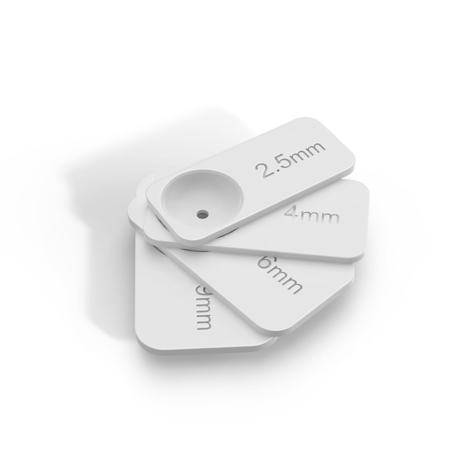 Liquid Nitrogen Spray Baffle for Controlled Spray, 4 Sizes White