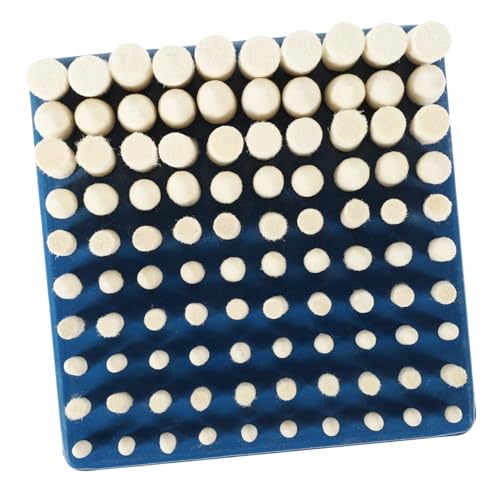 PRETYZOOM Wool Polishing Tools Kit 100 Pieces Set Wool Grinding and Buffing Wheel Heads for Polishing Equipment DIY Essential