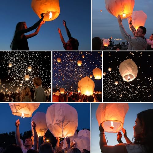 Ysnn PAPER LANTERNS Make Wish For Birthday Party Wedding Decoration Or Outdoor Events thumb #4