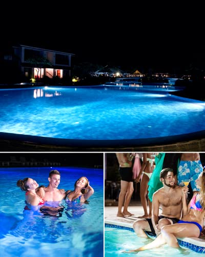 Juntone Led Color Pool Light - 120V 40W Rgb Bulb With Remote For Inground Pool. E26 Replacement For Pentair And Hayward. Energy-Saving With 12 Modes #TOP6