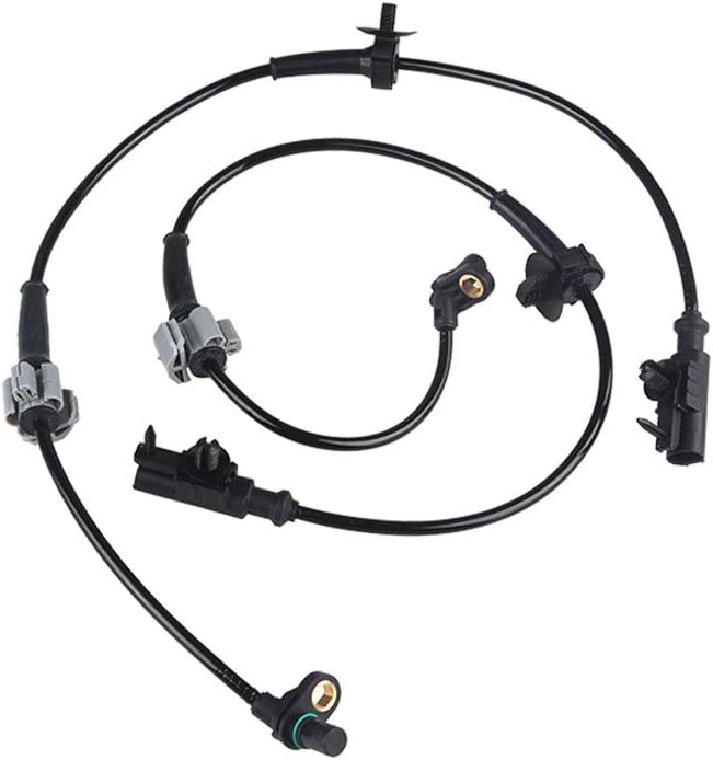 WMPHE Compatible with 2 PCS Front ABS Wheel Speed Sensor Chevy Avalanche Silverado Suburban GMC Sierra Yukon 2007 2008 2009 2010 2011 2012, Cadillac Escalade 2009 2010 2011 2012, OEM 15229012