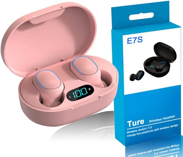 Electronic - Wireless headphones Bluetooth 5.0 Т𝖶Ѕ E7S HiFi stereo mini ...