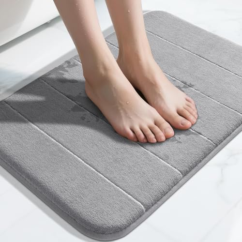 Yimobra Memory Foam Bath Mat, Super Soft Absorbent...