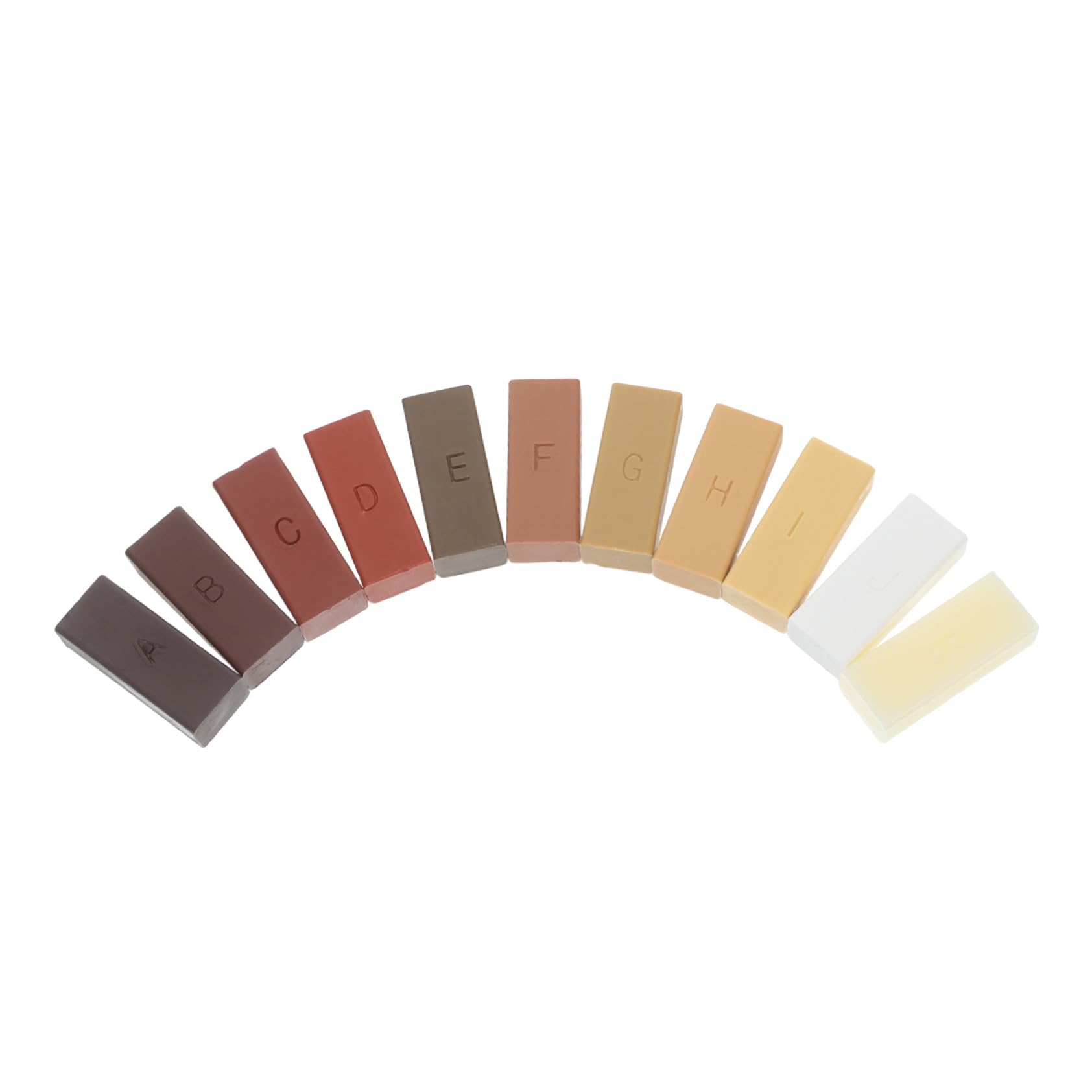 44 Pièces Kit Cire de Réparation Parquet Couleurs Durcie pour Sols et Stratifiés Cire de Réparation Résistante et Protectrice Facile à Appliquer sans Expertise Finition et