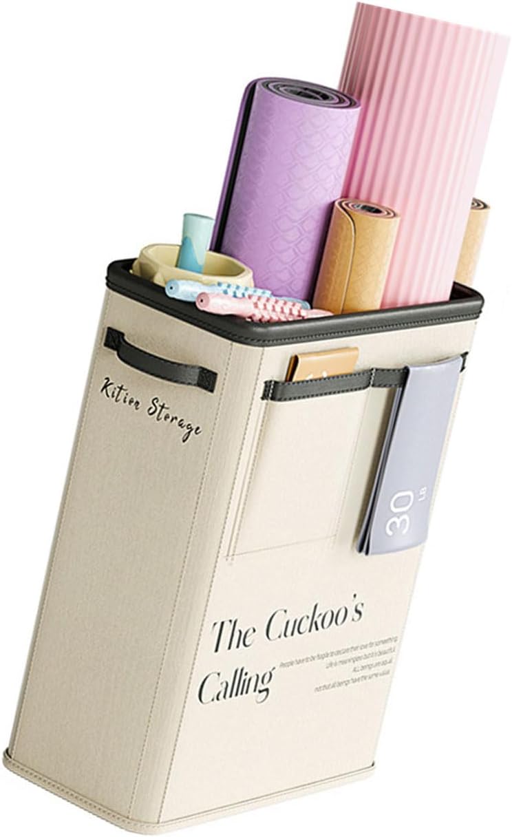 Sturdy Cloth Yogas Mat Holder Foldable Storage Box For Exercise Equipment Organization Equipment Storage Bag