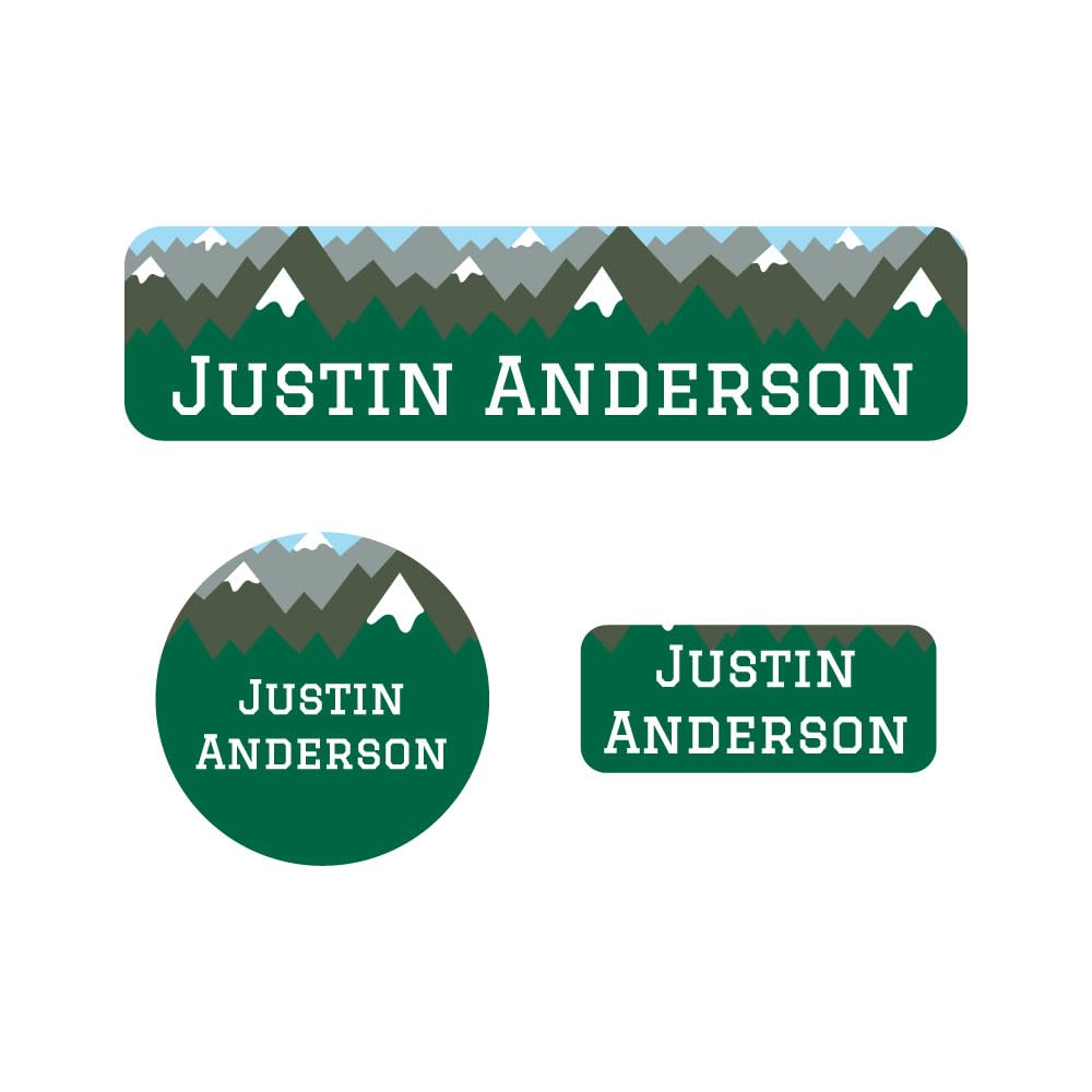 Name Bubbles - Kids Custom Name Labels for Daycare, School, Camp (144 Labels) - Personalized Waterproof Name Stickers for Clothes Tags, Lunch Boxes,