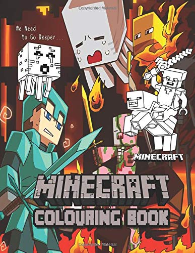 Minecraft Colouring Book Fun Colouring Pages Featuring Your Favorite ...