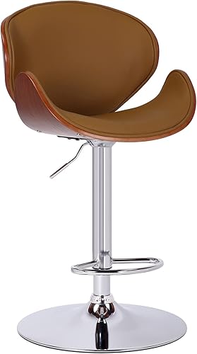 Rayblow Taburete de bar de 32 pulgadas silla de bar de mostrador taburete de pub alto silla de comedor moderna con base elevadoragiratoria y