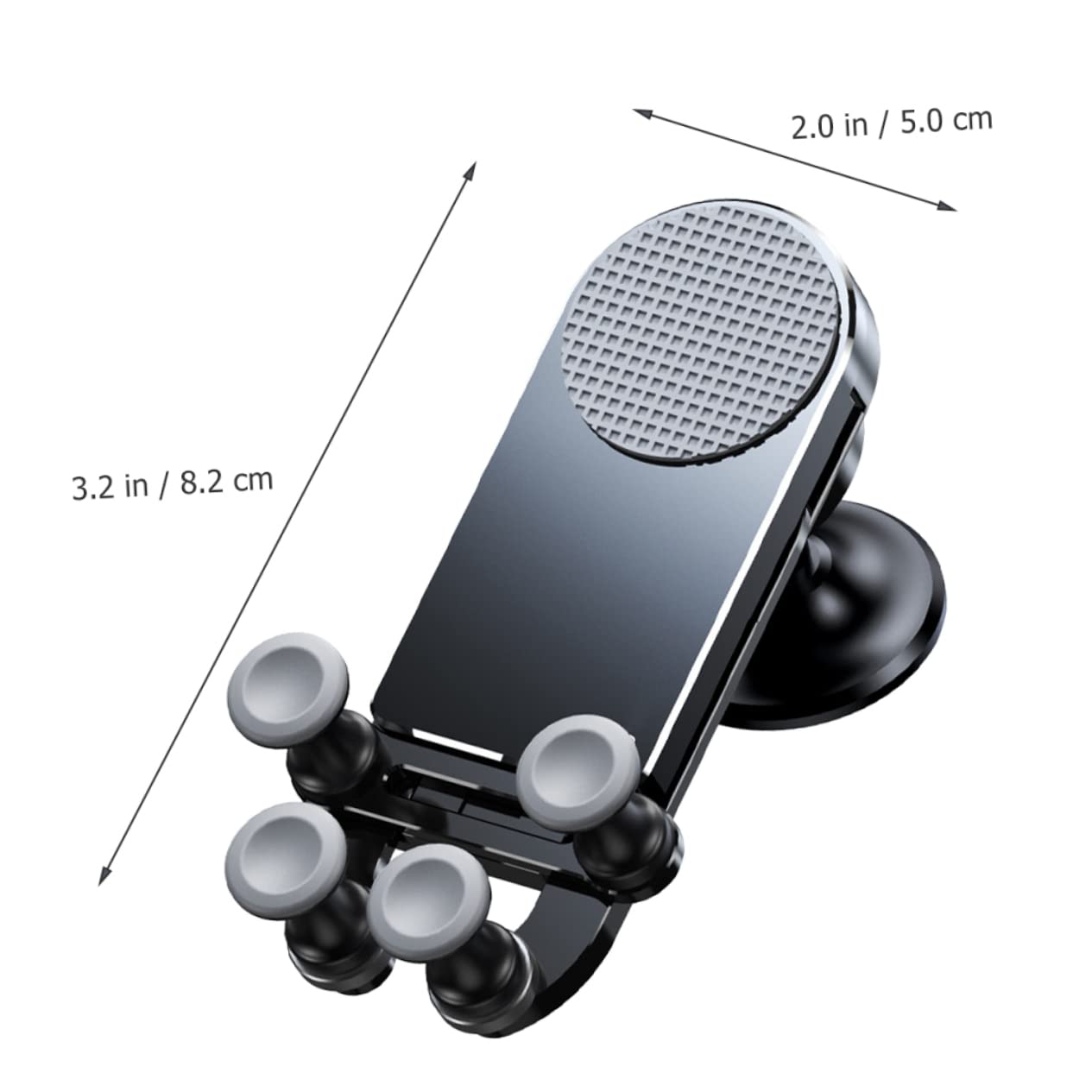 3 Szt Uchwyt Na Telefon Komórkowy Obrotowy Uchwyt Na Telefon o 360° Wysuwany Uchwyt Na Telefon Mobilny Anty Samochodowy Uchwyt Na Telefon Produkt Elektroniczny Zginać Obrócić Stop
