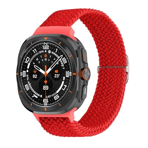 Bracelet Galaxy Watch 7 Ultra 47mm nylon tressé EZZON pour le sport et le bureau