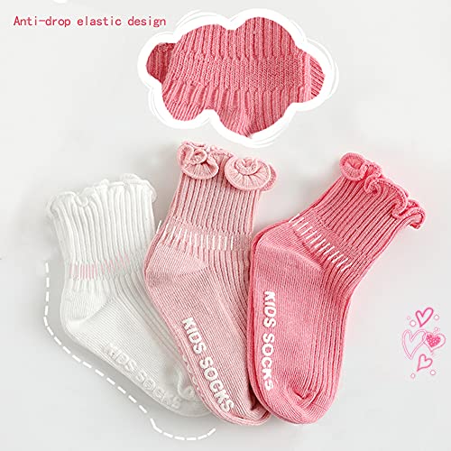 Buy Toddler Anti Slip Non Skid Socks Baby Little Girls Frilly Ruffle 6