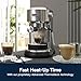De’Longhi Dedica Maestro Espresso Machine with Milk Frother, 15-Bar Pump & Temperature Control - Barista Coffee Maker Kit for Espresso, Latte, Cappuccino & Iced Coffee - Italian Stainless Steel Design