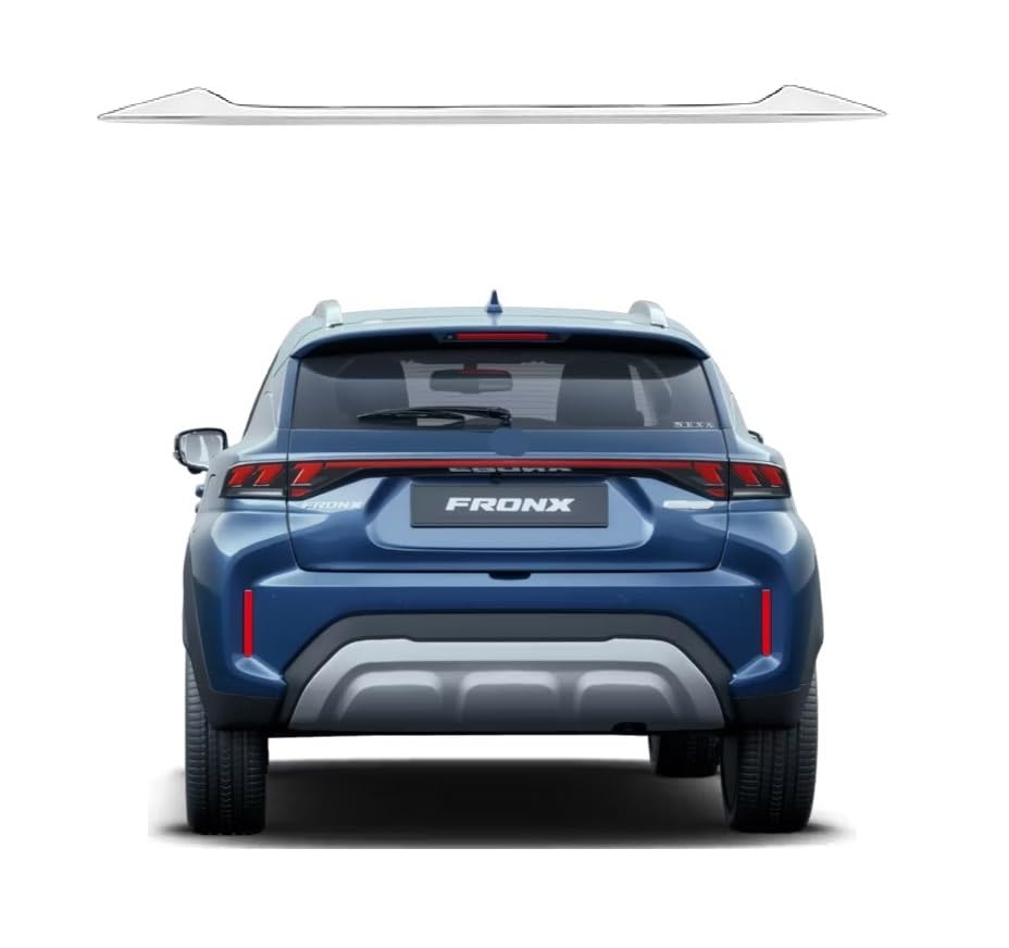 ABS Plastic Chrome Trunk Garnish for Car Dicky Trim Garnish Rear Boot Patti Garnish Compatible with Fronx All Variants 2023 Onwards-picture-27