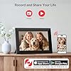 Frameo 10.1 Inch WiFi Digital Picture Frame, Smart Cloud Electronic Photo Frame with HD IPS Touch Screen Slideshow 32GB Memory Auto-Rotate Wall Mount, Share Photos/Videos from Phone - Gifts for Mom