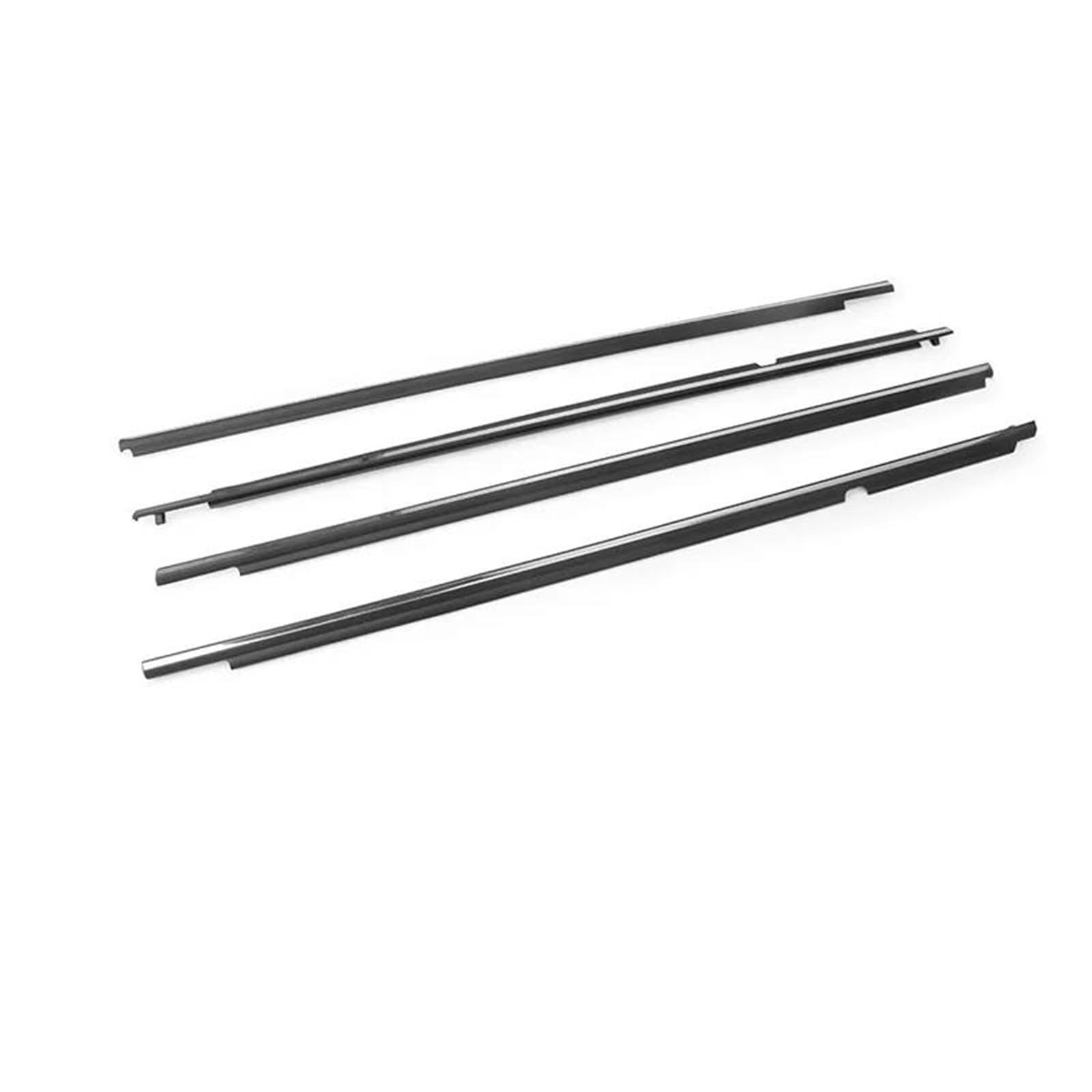 4Pcs Window Rubber Trim for Toyota for Corolla 2008-2013 Weatherstrip Seal Strips Door Moulding Glass Compartment
