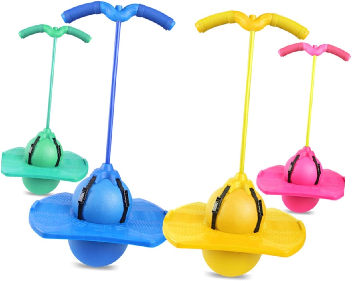 1Set Jumping Ball for Green Inflatable Exercise Ball with Handle Air Pump Accessories Fun Sports for Outdoor and Design