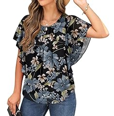 10-fp Blue Flower-black