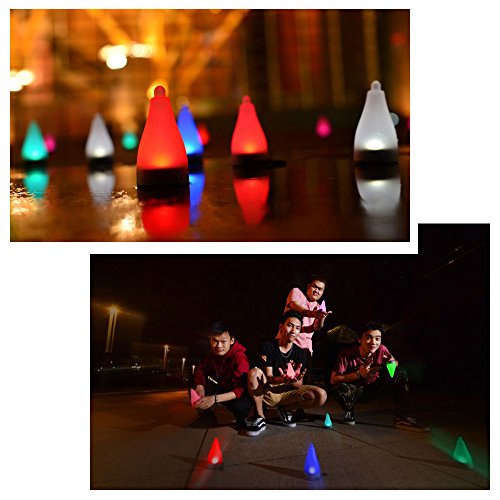 CISTWIN - Set di 6 lampade da tavolo 3 in 1 a LED