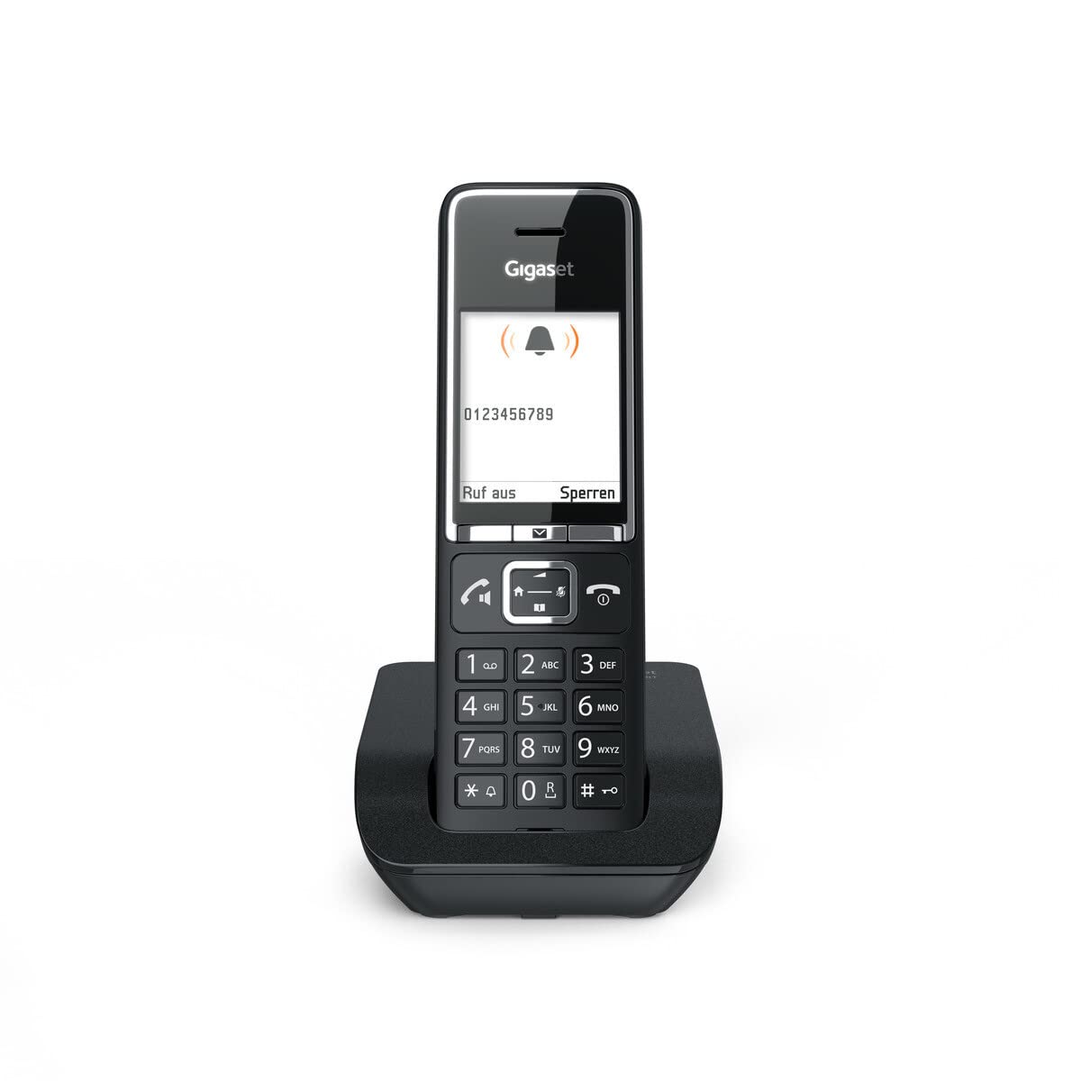 Gigaset Comfort 550 Analog Telephone Caller Id Black, S30852-H3001-B104