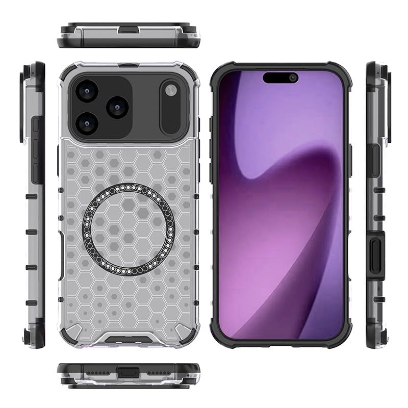 Coque iPhone 17 Pro Max bleu en silicone rigide de protection