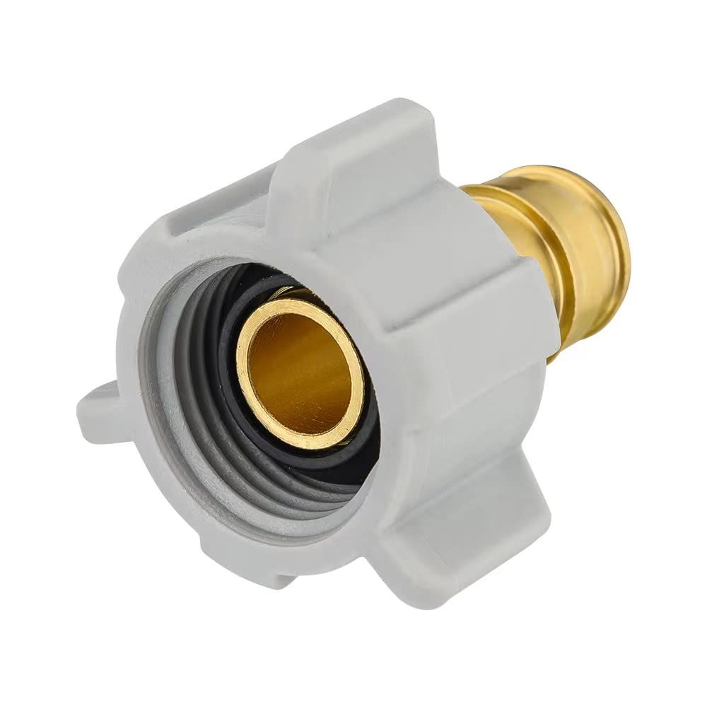 EFIELD Lot de 10 raccords en laiton à plein débit d'expansion Pex-A, adaptateur pivotant NPT femelle 1,27 cm Pex X 1,27 cm, ASTM F1960