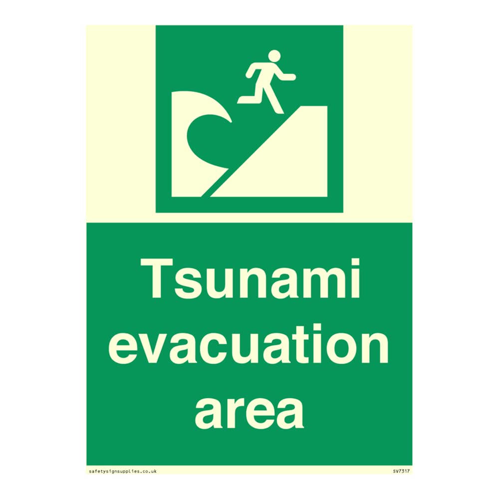 Tsunami evacuation area
