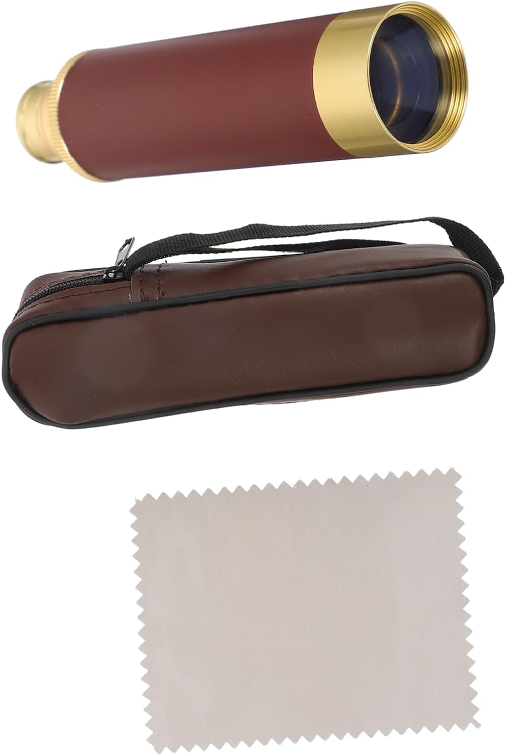 Retro Pirate Monocular Telescope 25x30 Copper Portable Coffee
