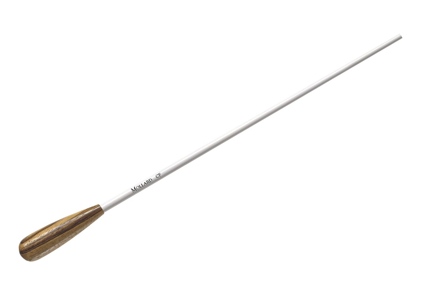 Mollard E16ZWCF - Batuta Mollard con mango de madera de zebrano, color blanco