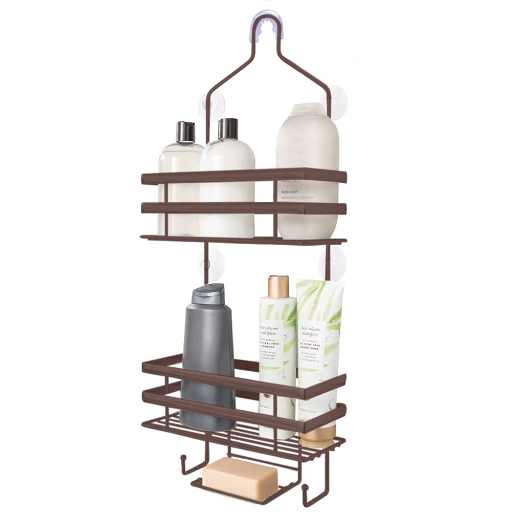 Gorilla Grip AntiSwing Oversized Shower Caddy, Rust Resistant
