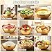 6 Pack Gold Mixing Bowls, 7.9 Inches Large Stainless Steel Mixing Bowl Heat Insulated Matte Finish Metal for Christmas Thanksgiving First Holy Rice Salad Noodle Snack Ice Cream Baking Facial (50 oz)