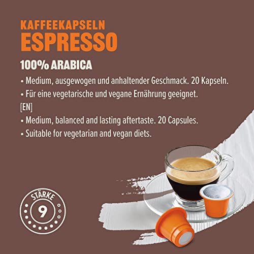 by Amazon Kaffeekapseln Espresso, Geeignet für Nespresso Maschinen, 4 x 20 Kapseln - Image 5