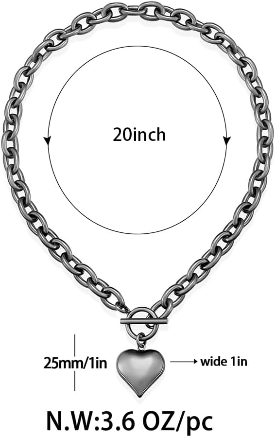 Chunky Gold Pendant Necklaces For Women Gold Chain links With Sun Heart Lion Conch Shell Charms Summer Necklaces Beach Jewelry Gift - Image 5