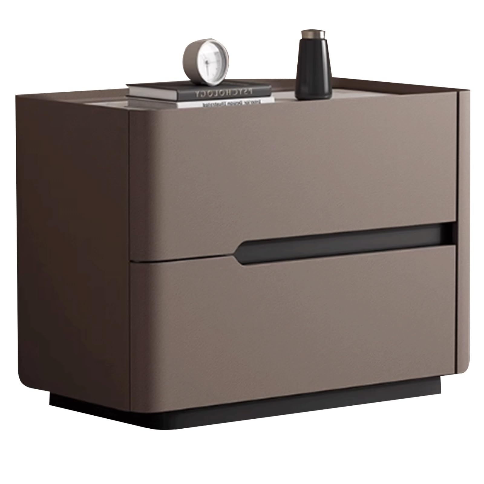 Table de chevet en bois compacte pour optimiser le rangement du lit