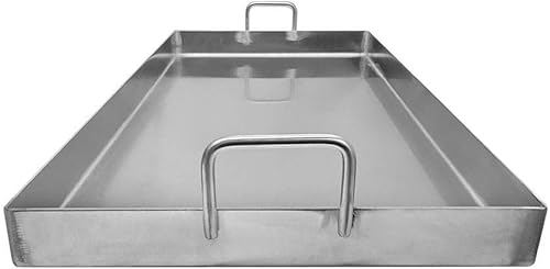 Miniatura 3 de Sartén de cocina doble de acero inoxidable de 32 x 16 para pared de 4 caras