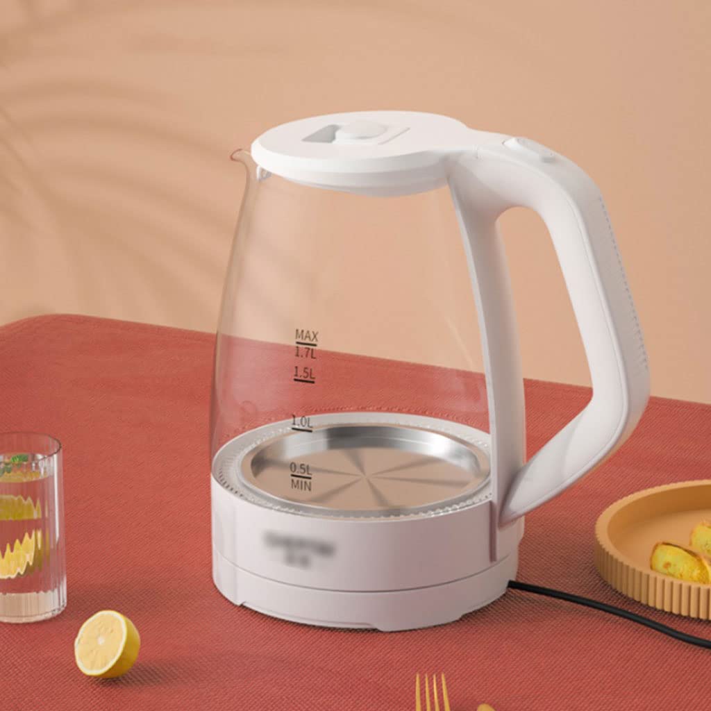 Amazon | 電気ケトル おしゃれ 1.7 リットル ガラス製電気ケトル