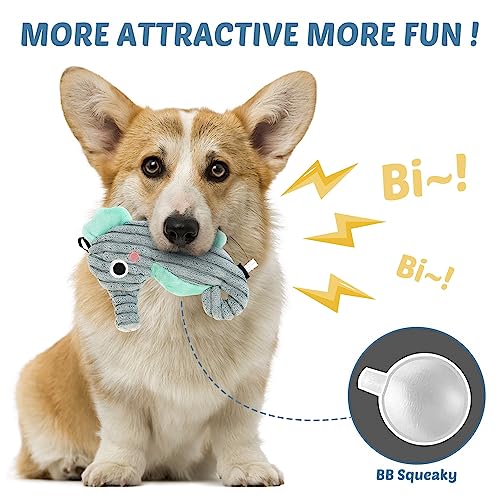 Juguete de peluche resistente para perro, con sonido BB miniatura 7