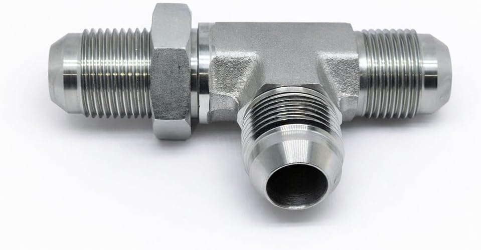 AF C5726-03-03-03 - #3 Male JIC (3/8''-24 Threads) - Bulkhead Run Tee