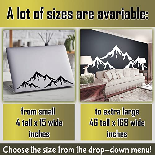 Mountains Nursery Wall Decal/Mountain Wall Decal Nursery/Baby Nursery Decal Vinyl Sticker/Wall Decal Nursery Boy Room Wall Decor Baby Boy Room Wall Decals vs83