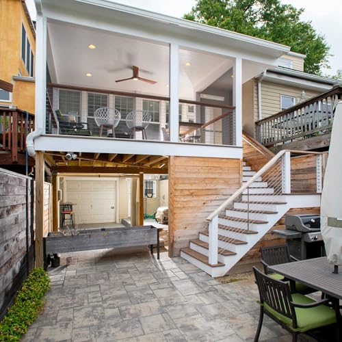 Image of LuckIn 1000FT Premium Deck Railing Cable - 1 /8 inch Diameter T316 Stainless Steel Cable, 7x7 Strands Wire Railing Hardware