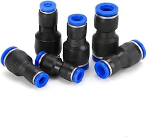 5pcs PG4-6 4-8 6-8 6-10 8-10 8-12 10-12mm Air Hose Tube Straight Union ...