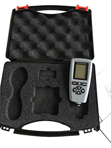 Medidor digital de espesor de recubrimiento EC770 con pantalla LCD y maletín, rango 0 a 1300um miniatura 6