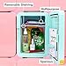 FACETORY Portable Teal Beauty Fridge (10-L / 12 Can) with Heat and Cool Capacity