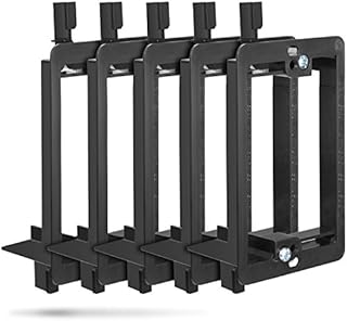 Fosmon Wall Plate Mounting Bracket, [5 Pack] 1-Gang Low Voltage Wall Plate Mounting Bracket for Cables and Wires