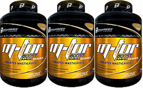 M-Tor Boost Amino Science Leucina 1g Doce de Leite Mastigável Performance Nutrition 150 Tabletes kit