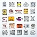 50 pcs Diesel Mechanics Vinyl Sticker Pack- Vintage Man Cave Stuff for Garage and Men Room Decor, Use As Tool Box Stickers, Hard Hat Welding Helmet Stickers or Car Truck Window Decals (Matte Finish)