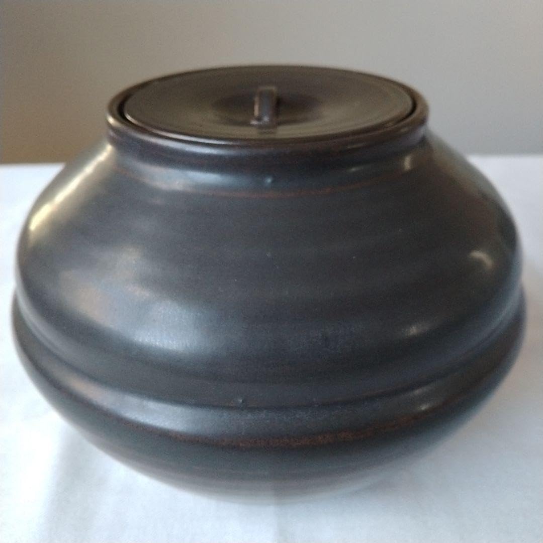 茶道具 乾漆香合 加賀塗匠 荒井樹芳作 乾漆造茄子香合 美品！！