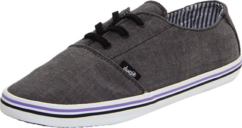 DVS Women's Benny W, Black Chambray Canvas, 11 B(M) US