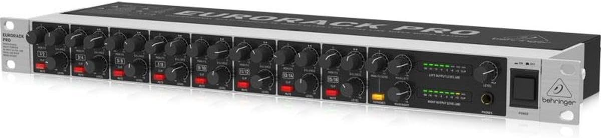 Behringer EURORACK PRO RX1602 V2 Professional Multi-Purpose 16-Input Ultra-Low Noise Line Mixer