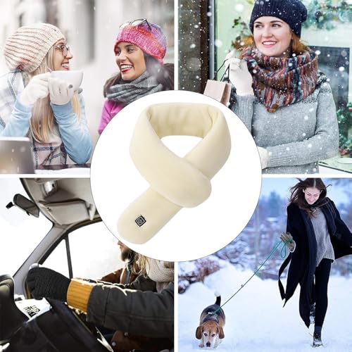 Bufanda térmica para esquí y viajes: cojín cervical calefactable de invierno 4